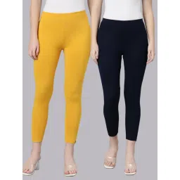 TWIN BIRDS Women Pack Of 2 High Ankle Leggings-picture-12