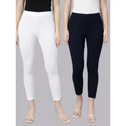 TWIN BIRDS Women Pack Of 2 High Ankle Leggings-picture-43