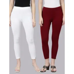 TWIN BIRDS Women Pack Of 2 High Ankle Leggings-picture-32