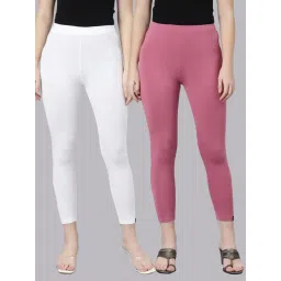 TWIN BIRDS Women Pack Of 2 High Ankle Leggings-picture-46