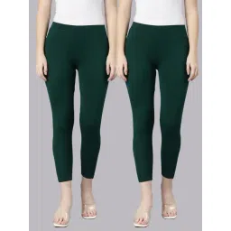 TWIN BIRDS Women Pack Of 2 High Ankle Leggings-picture-34