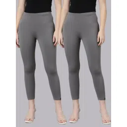 TWIN BIRDS Women Pack Of 2 High Ankle Leggings-picture-27