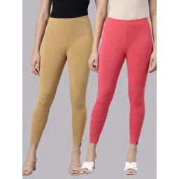 TWIN BIRDS Women Pack Of 2 High Ankle Leggings-picture-28