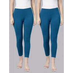 TWIN BIRDS Women Pack Of 2 High Ankle Leggings-picture-29