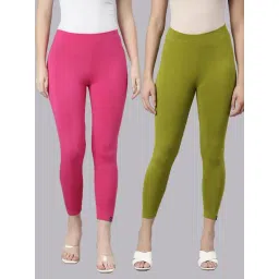TWIN BIRDS Women Pack Of 2 High Ankle Leggings-picture-18