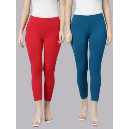 TWIN BIRDS Women Pack Of 2 High Ankle Leggings-picture-30