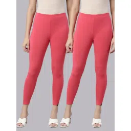 TWIN BIRDS Women Pack Of 2 High Ankle Leggings-picture-33