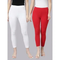 TWIN BIRDS Women Pack Of 2 High Ankle Leggings image 1