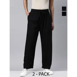 TWIN BIRDS Women Pack Of 2 Relaxed Fit Palazzos-picture-18