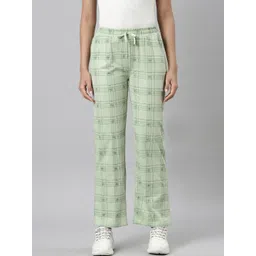 TWIN BIRDS Women Printed Knitted Palazzos-picture-35