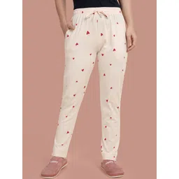TWIN BIRDS Women Shell Cotton Printed Night Pant-picture-19