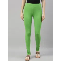TWIN BIRDS Women Solid Churidar Length Leggings image 1