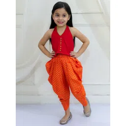 Twisha Girls Top with Dhoti Pants-picture-42