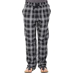 twist Men's Linen Multicolored Checked Pyjama-picture-55