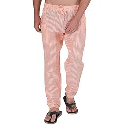 twist Mens Striped Cotton Comfort Night Western Global Desi Wear Pyjama Pant (M, Grey)-picture-51