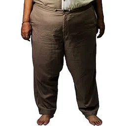 twist99 Men's Regular Fit Linen Trousers-picture-44