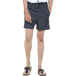 twist99 Men's Solid Denim Shorts Casual Wear-picture-28