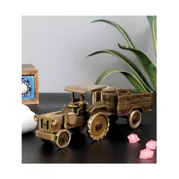 Two Moustaches Brown Brass Figurine Medium Showpiece-picture-26