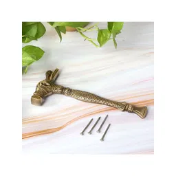 Two Moustaches Brown Brass Medium Showpiece-picture-30