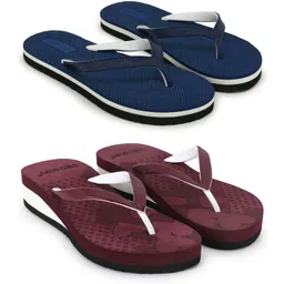 two soft Pack Of 2 Combo Stylish Extra Comfort Lightweight Dailywear Used Women Slippers-picture-26