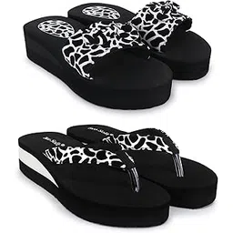 twosoft Women Combo Pack Of 2 Stylish Casual Light & Soft Comfortable Slippers-picture-52