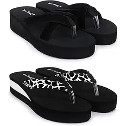 twosoft Women Pack Of 2 Combo Stylish Extra Comfort Lightweight Slippers-picture-22