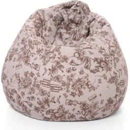 txor XXL Classic Cotton Canvas Abstract Printed Teardrop Bean Bag With Bean Filling-picture-23