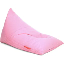 txor XXL Pyramid Cotton Canvas Polka Dots Printed Lounger Bean Bag With Bean Filling-picture-16