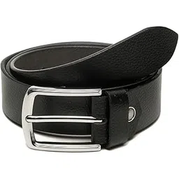 tybelt Genuine Leather Belt for Men | Adjustable Waistband up to 42 Inches | Belt for Jeans & Dress Pants | Black Color_001-picture-49