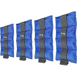 TYCOON PHYSIO SOLUTIONS Physiotherapy Gym & Fitness Instrument Weight Cuffs,Blue (1/2 kg, 1kg, 1.5kg, 2kg)-picture-13