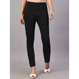 TYFFYN Women Slim Fit High-Rise Clean Look Cotton Stretchable Jeans-picture-15