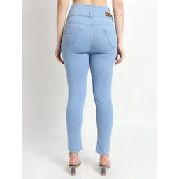 TYFFYN Women Slim Fit Mid-Rise Stretchable Jeans image 4