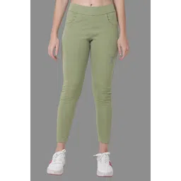 tykun Women Solid Light Green Track Pants-picture-28