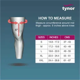 Tynor 22 Inch Comfortable Knee Immobilizer, Size: M image 4