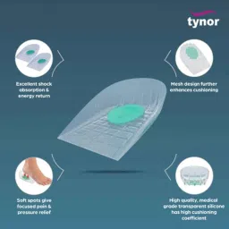 Tynor Silicon Heel Cushion, K02DHZ, Size: Extra Large-picture-46