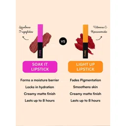 TYPE BEAUTY INC Light Up Long Lasting Lipstick With Vitamin C- 2.5 g - Dirty Mama 512 image 3