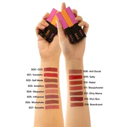TYPE BEAUTY INC Light Up Long Lasting Lipstick With Vitamin C- 2.5 g - Dirty Mama 512 image 5