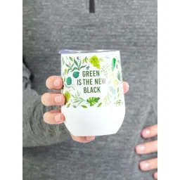 Typhoon White Stainless Steel Tumbler (0.35 L)-picture-28