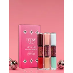 Typsy Beauty Colour Riot 6-IN-1 Nail Polish Kit 10ml Each - 01, 04 & 10-picture-27