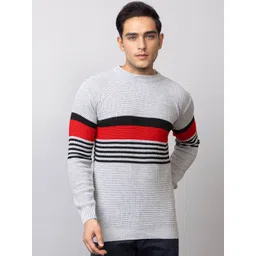 TYSORT Men Cable Knit Woollen Pullover-picture-11