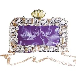 tz handicraft resin clutch pocket looks desinger Bridesmaid Resin clutch, Marble Agate embellished handbag, designer marble look, shoulder-picture-43