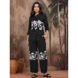 Tzelynn Printed Pure Cotton Shirt with Trousers Co-Ords-picture-40