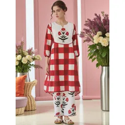 Tzelynn Women Regular Kurta with Palazzos-picture-20