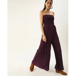 u & f Women Jumpsuit with Smocked Detail-picture-15