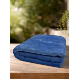 U & U Unique Utilities Blue 400 GSM Microfiber Bath Towel - 70x140 cm-picture-33