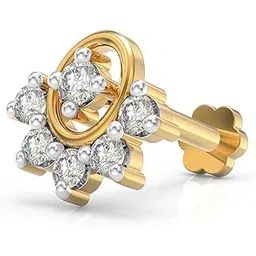 u are 925 Sterling Silver 18K Gold Plated Luminous Arc Nose Pin for Women and Girls | With Certificate of Authenticity and 925 Stamp-picture-51