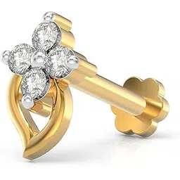 u are 925 Sterling Silver 18K Gold Plated Petal Glow Nose Pin for Women and Girls | With Certificate of Authenticity and 925 Stamp-picture-34