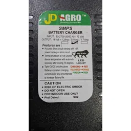 u-grow india JD-1002-2.0-CHARGER UNGRO INIDA HEAVY-DUTY AGRICULTURE 2.0 CHARGER BATTERY POWER CELL Square Wave Inverter image 3