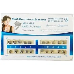 U Ortho Bracket Kit MBT 022 | Metal Orthodontic Brackets with MBT Prescription | High Precision Slot 0.022” for Accurate Tooth Movement | Smooth, Durable & Corrosion Resistant-picture-13