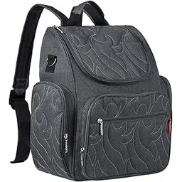 Large ty Diaper Bag Portable Mummy Bag Travel Bag with Stroller Straps for Newborn Infant Necities Supplements-Aztu-image-9